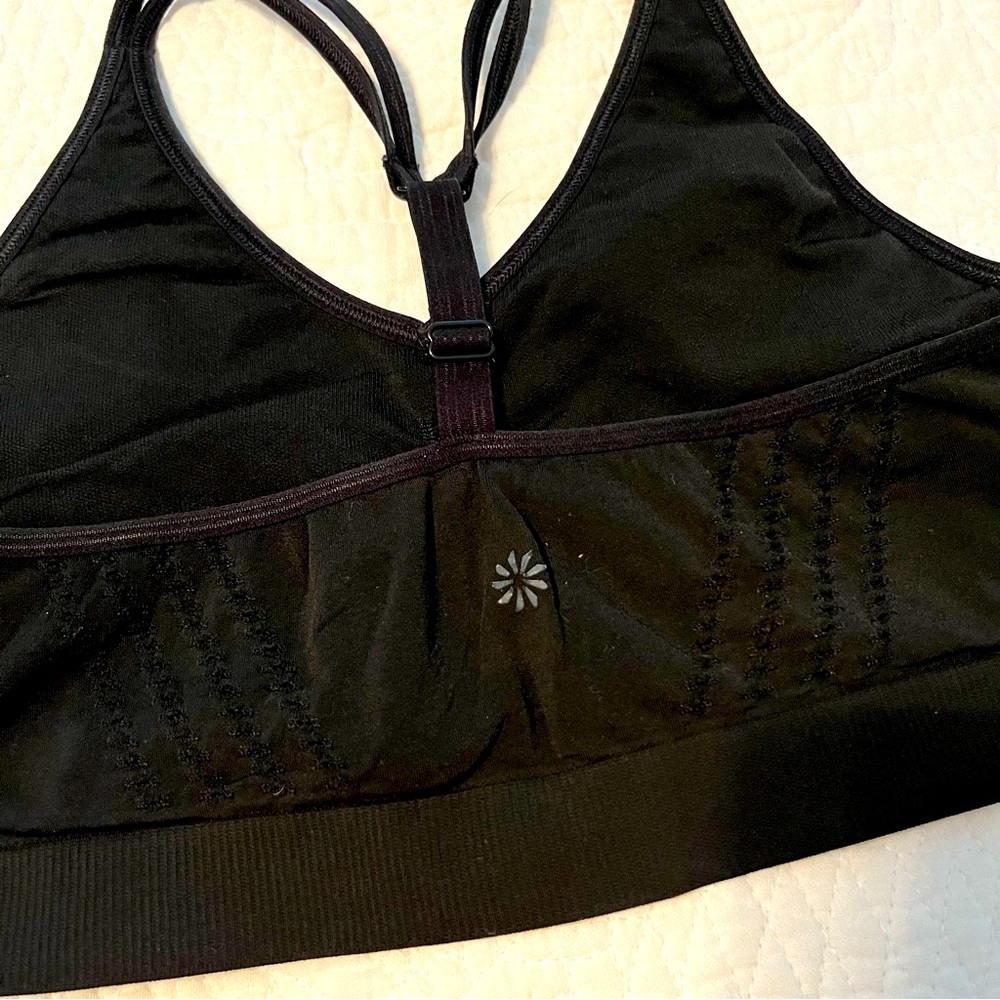 ATHLETA Low Impact Sports Bra. Black. Large. - Picture 2 of 5